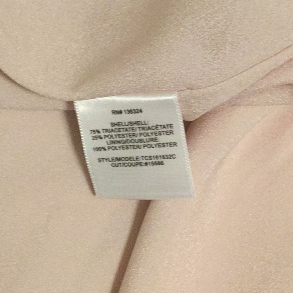 Halston Heritage V Neck Slip Gown Primrose - Picture 8 of 8